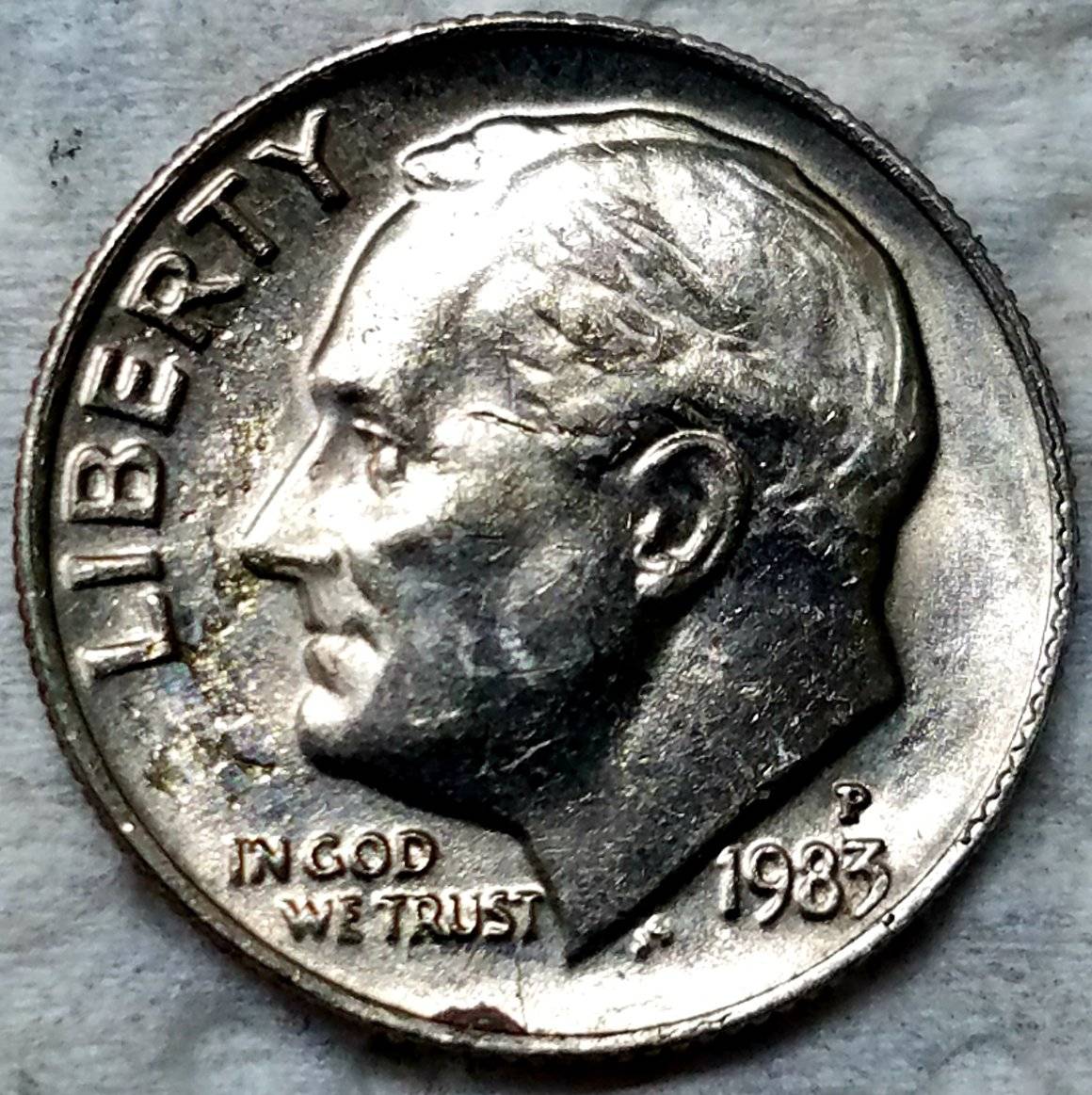 1983-P-Roosevelt-Dime-Collar-Die-Clash-On-Obverse?